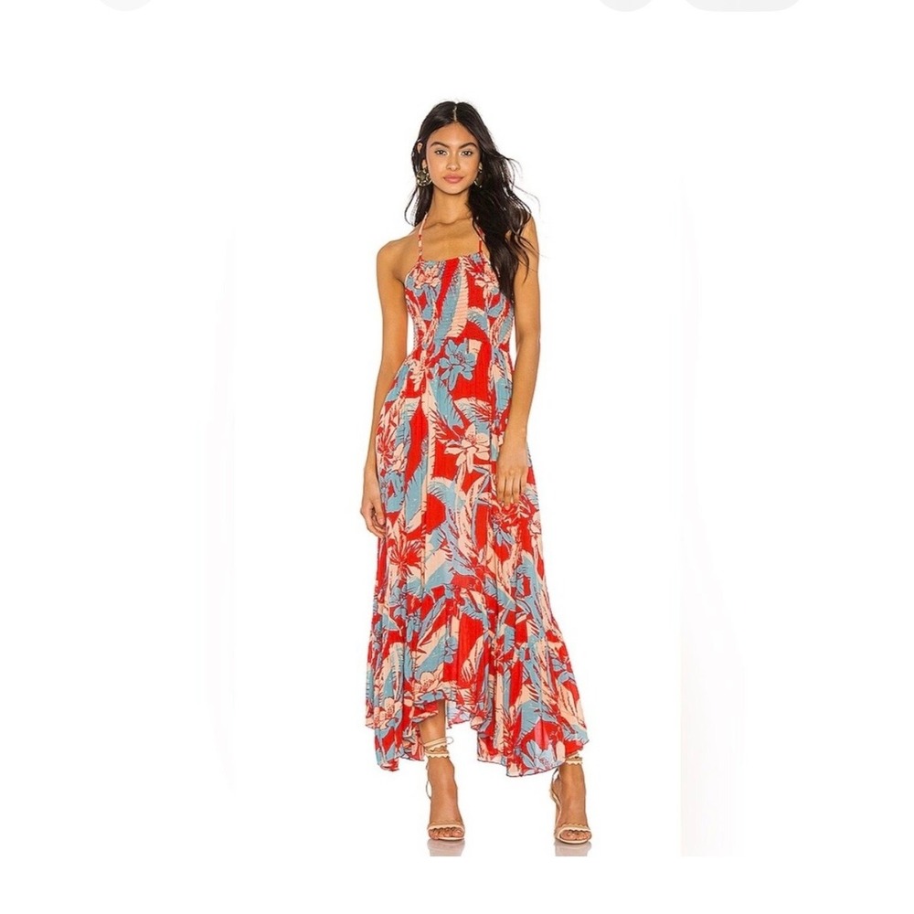 Free People Heat Wave Dress Maxi XS